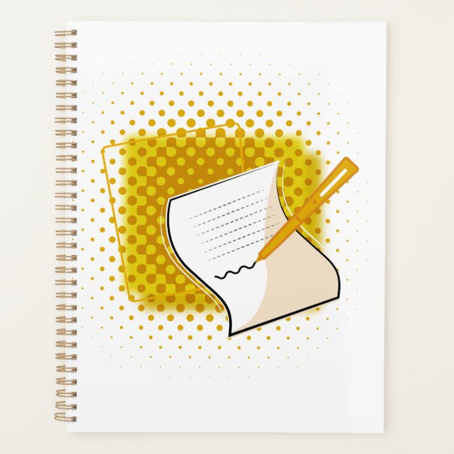 Writing Lover  Planner (Front)