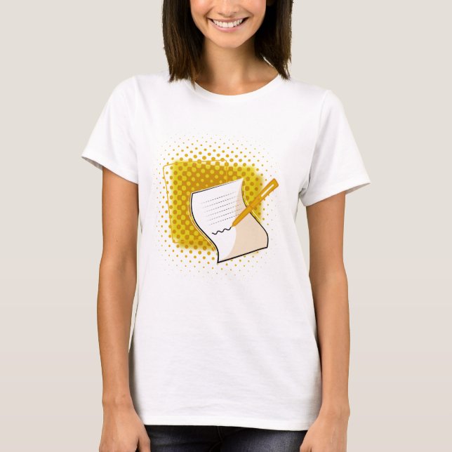 Writing Lover  T-Shirt (Front)