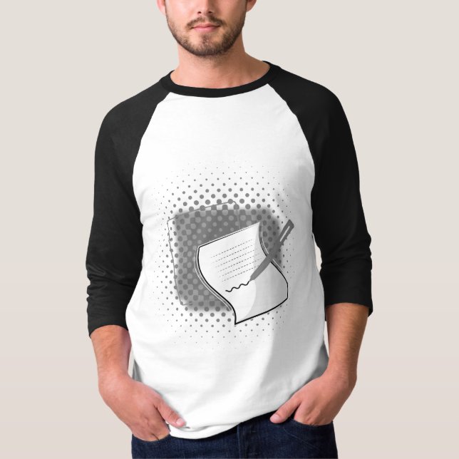 Writing Lover  T-Shirt (Front)