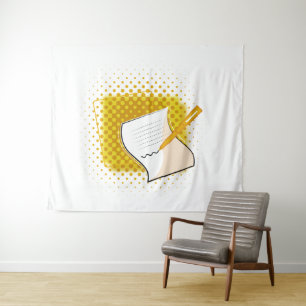 Writing Lover  Tapestry