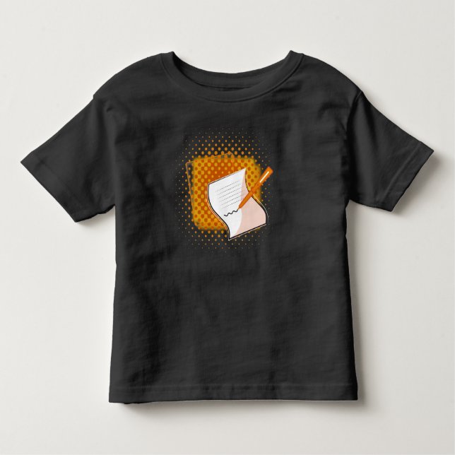 Writing Lover  Toddler T-Shirt (Front)