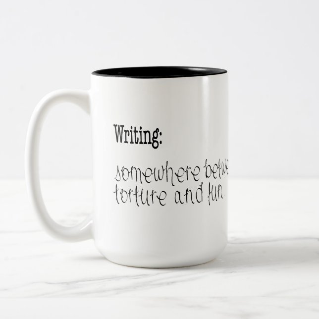 Writing: Mug (Left)