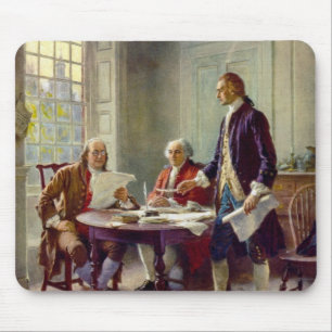 Writing of the Declaration of Independence Mouse Pad