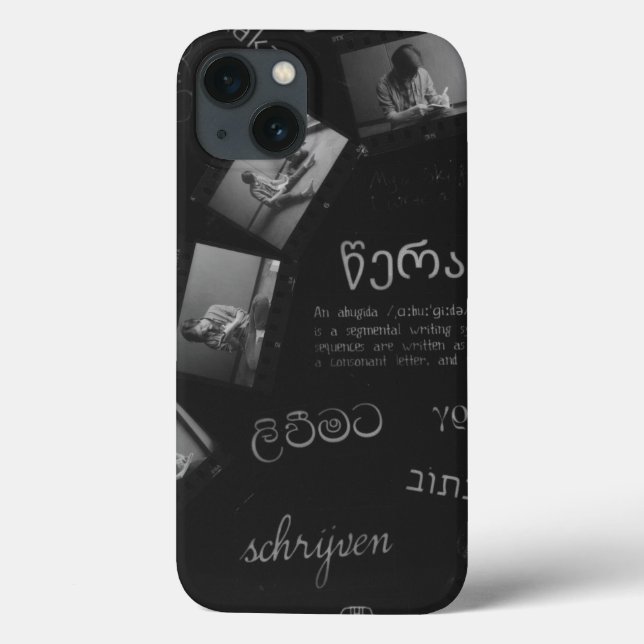 Writing Photogram Case-Mate iPhone Case (Back)
