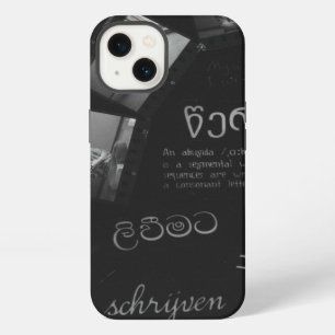 Writing Photogram iPhone 13 Case