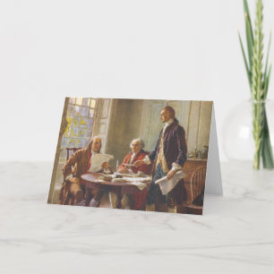 Writing The Declaration Of Independence Card
