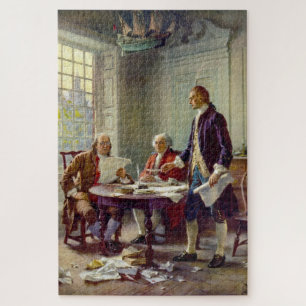 Writing the Declaration of Independence (USA) Jigsaw Puzzle