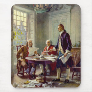 Writing the Declaration of Independence (USA) Mouse Pad