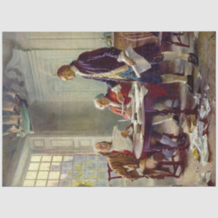 Writing the Declaration of Independence (USA) Tissue Paper