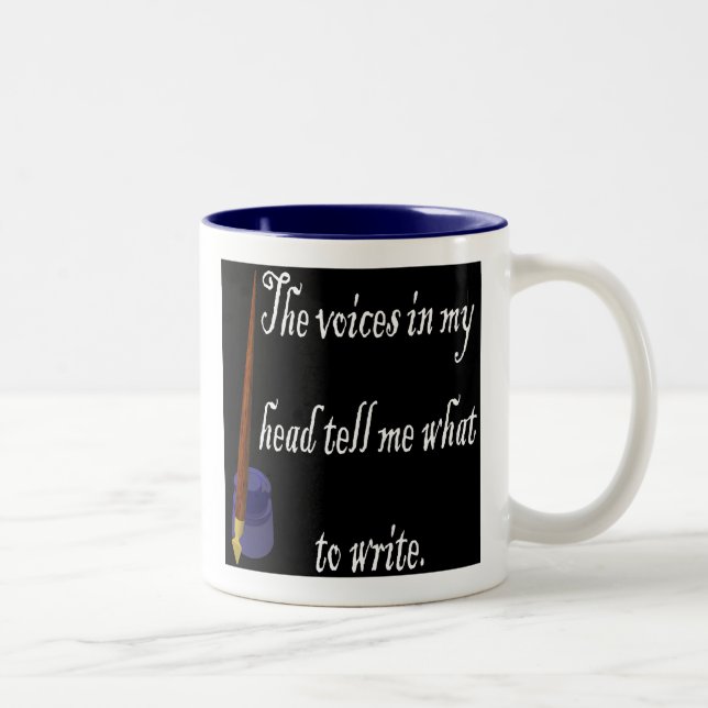 Writing Voices Two-Tone Coffee Mug (Right)
