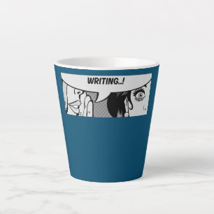 Writing Women Whispering Write Comic Latte Mug