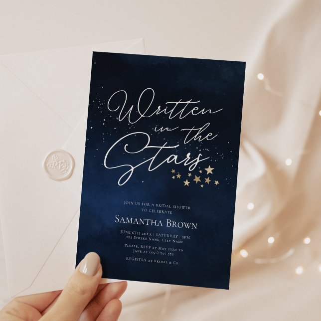Written in the Stars Bridal Shower Invitation (Creator Uploaded)