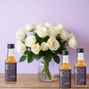 Written In The Stars Bridal Shower Liquor Bottle Label