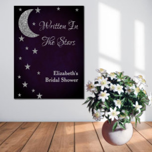 Written In The Stars Bridal Shower Poster
