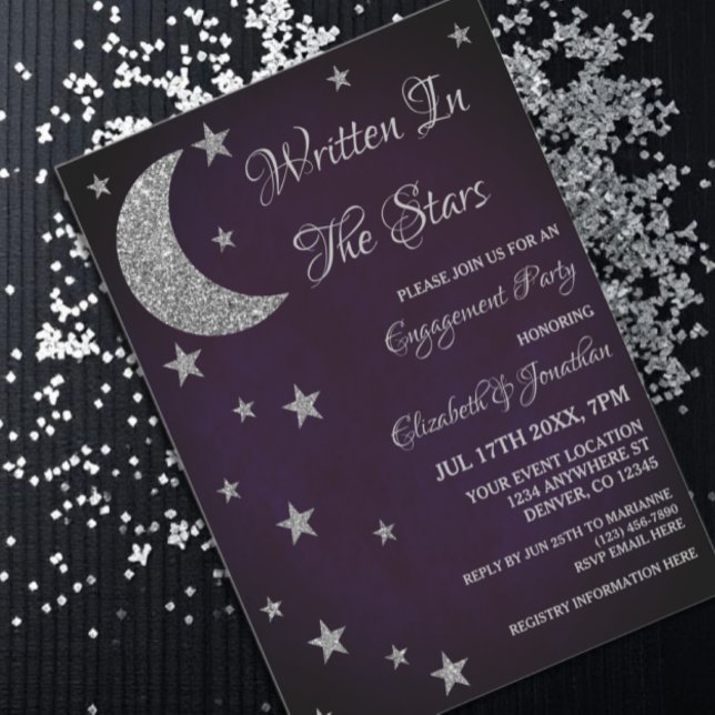 Written In The Stars Engagement Party Invitation (Creator Uploaded)