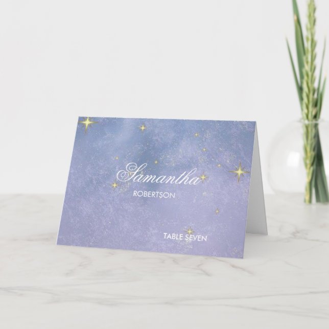 Written in the Stars  Guest Name Place  Thank You Card (Front)