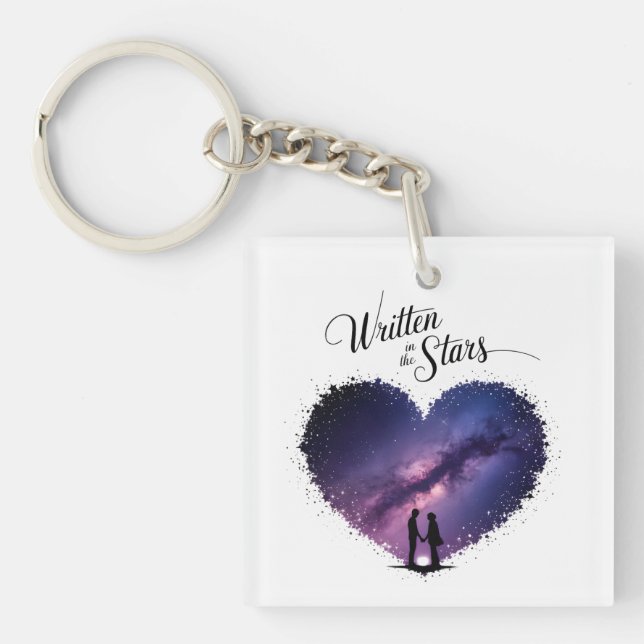 Written in the Stars Key Ring (Front)