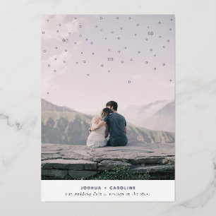 Written In The Stars Save the Date card