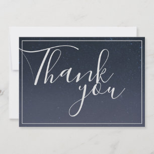 Written In the Stars Starry Night Thank You Card