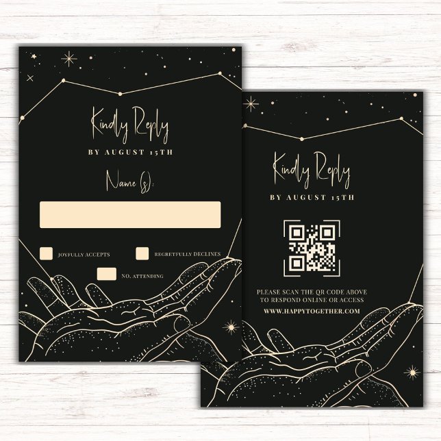 Written in the Stars Wedding RSVP (Creator Uploaded)
