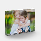 Written Love Personalised Acrylic Photo Block