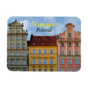 Wroclaw Poland Colourful Buildings Magnet