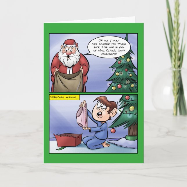 Wrong Sack Christmas Card (Front)