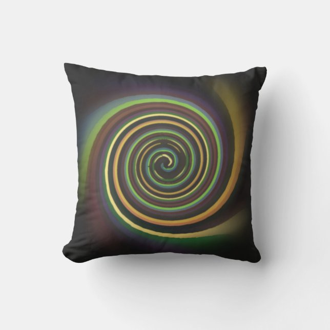 Wrong Side of the Rainbow Throw PIllow (Front)