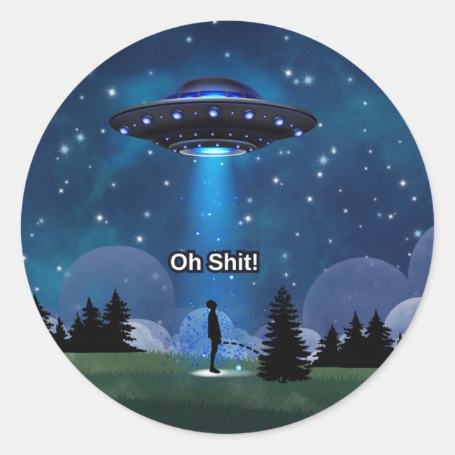 Wrong Time To Have Your Pants Down Classic Round Sticker (Front)