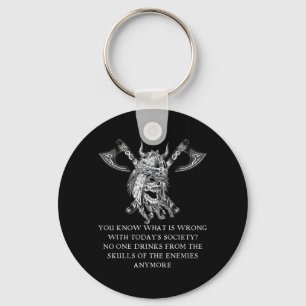 Wrong with Society_ drinks from the Skull of Key Ring