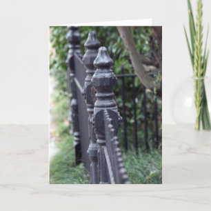 Wrought Iron Fence Note Cards