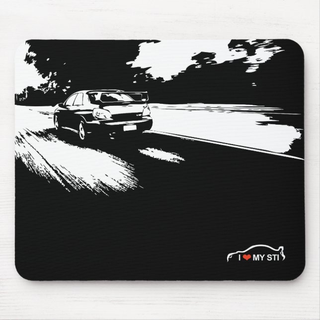 WRX STI Street Cruise Mouse Pad (Front)