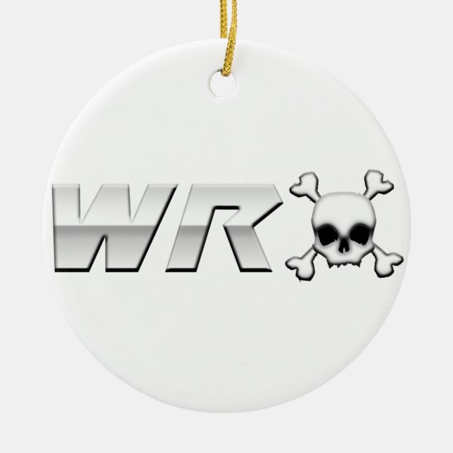 WRX with Scull Ceramic Tree Decoration (Front)