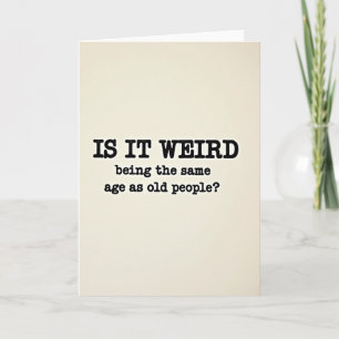 Wry Age Question Card