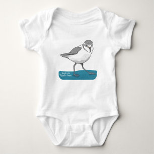 Wrybill New Zealand Bird Baby Bodysuit