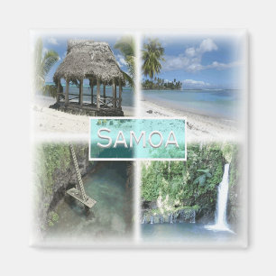 WS0013 Oceania, Samoa, Fridge Magnet
