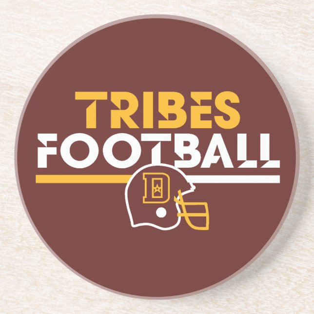 WSH D.C. Sports Tribes Football Sandstone Coaster (Front)