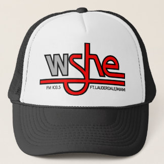 WSHE 103.5 MIAMI FT LAUDERDALE VINTAGE LOGO TRUCKER HAT