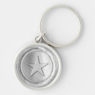 WSM - Silver Star - Key Ring