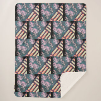 WSSBX - PINK TILE Sherpa Blanket