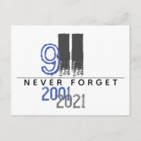 WTC 911 Grey Never Forget 20th Anniversary