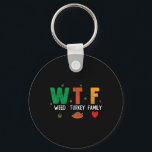 Wtf1 Wine Turkey Football - Fun Thanksgiving Day M Key Ring<br><div class="desc">Wtf1 Wine Turkey Football - Fun Thanksgiving Day Men And Women</div>