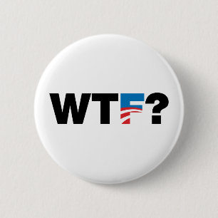WTF? 6 CM ROUND BADGE