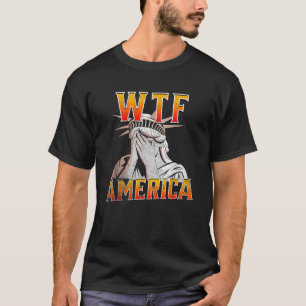 WTF America Anti Trump Retro T-Shirt