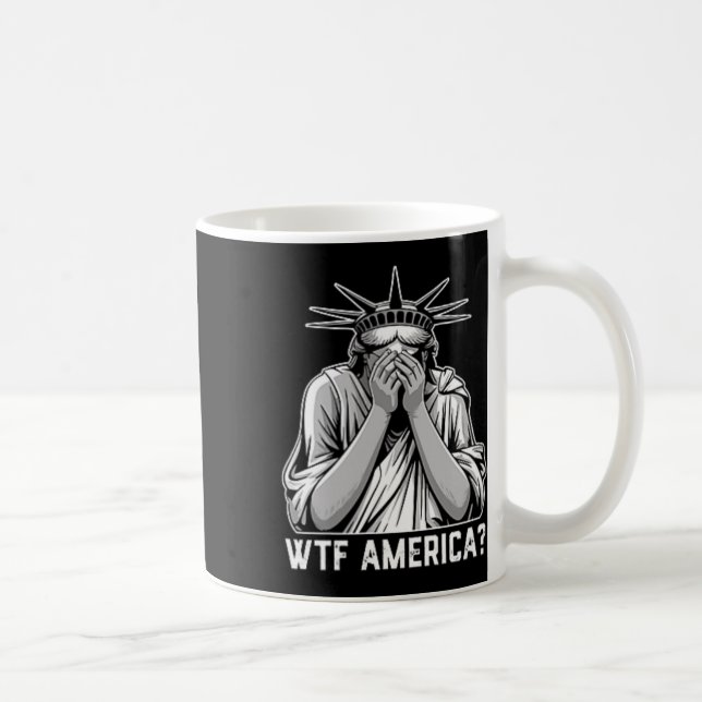 Wtf America Trump  Coffee Mug (Right)