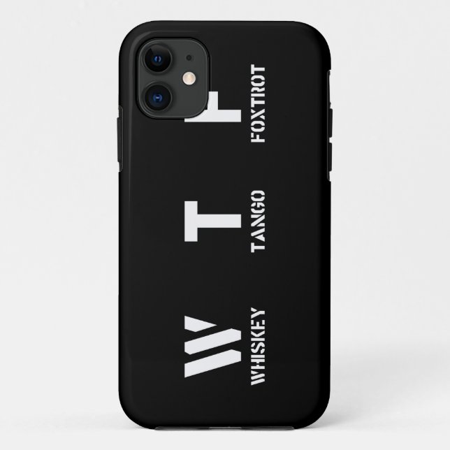 WTF Case-Mate iPhone CASE (Back)