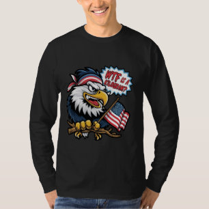 WTF is a Kilogram Funny 4th of July Patriotic Eagl T-Shirt