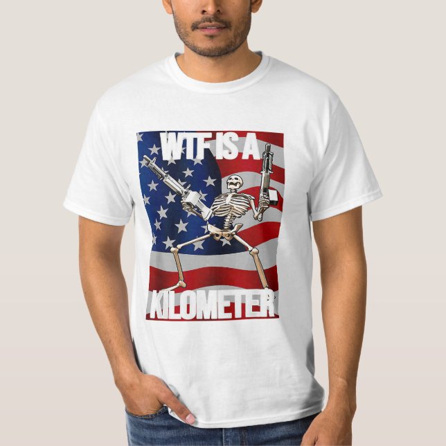 WTF is A Kilometre T-Shirt (Front)