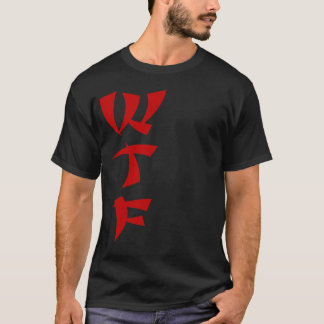 WTF Red Dragon Mn Tee Black tee