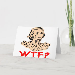 WTF Retro Card